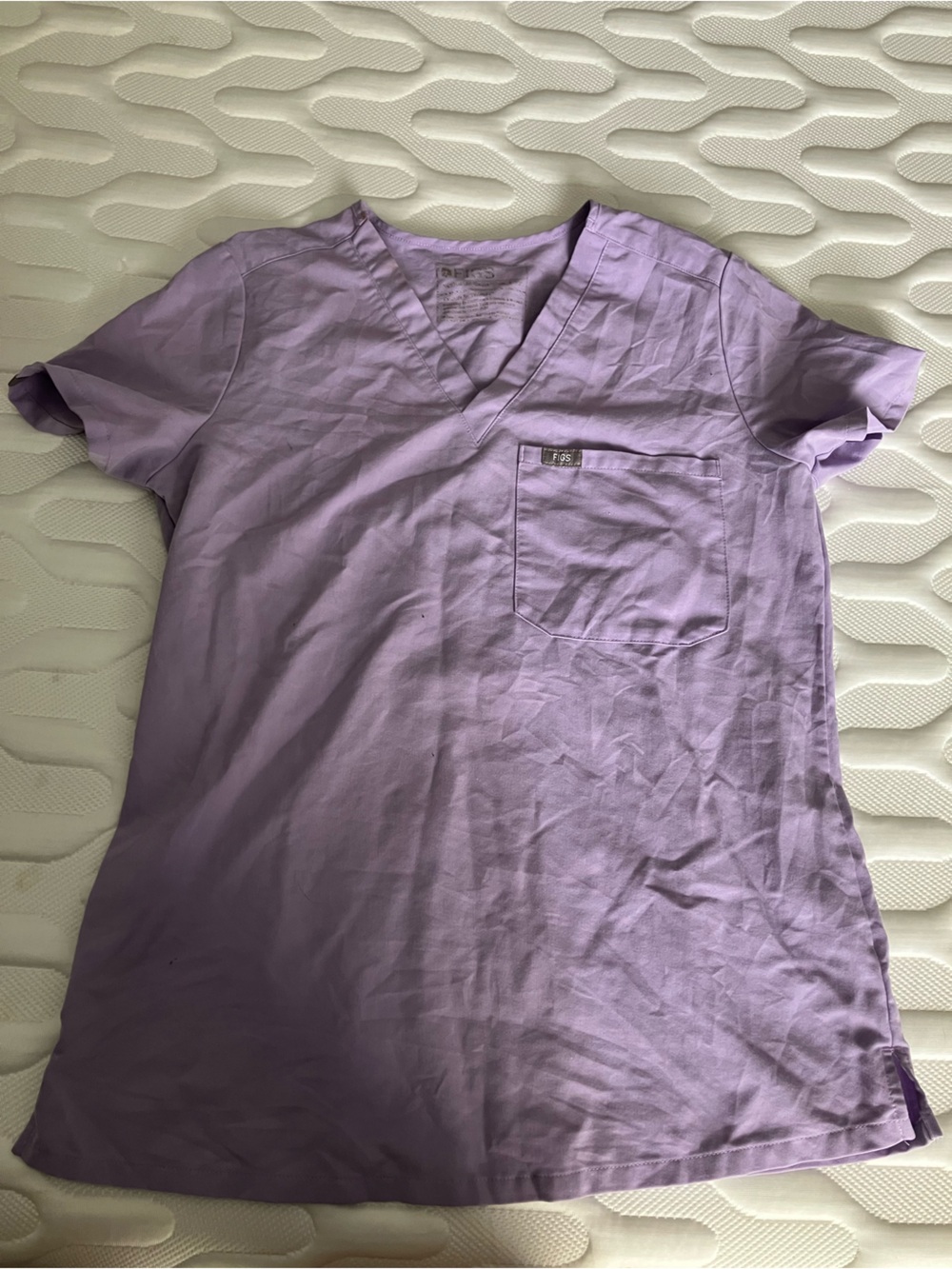 Figs Catarina Top Lavender XS